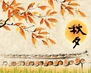 中秋夕獨(dú)坐望月