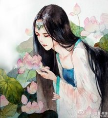 點絳唇 人至承以二絕句見貺，清簡幽深，情