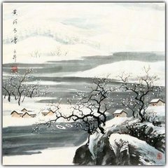 房家夜宴喜雪，戲贈(zèng)主人