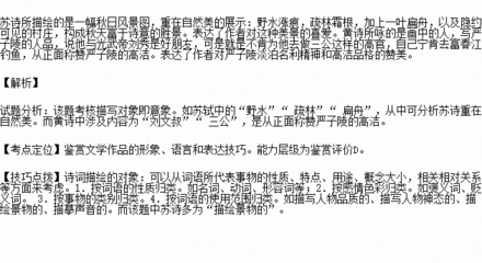 書李世南所畫秋景二首