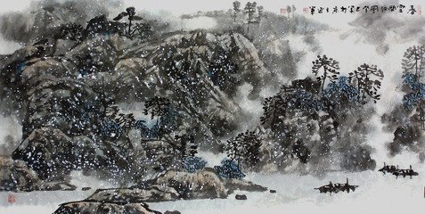 題雪景二首