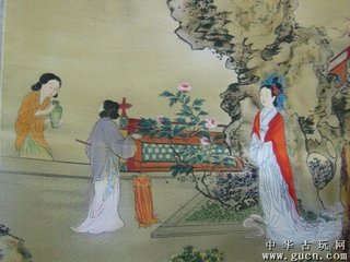 宮妃夜游圖