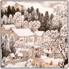 鵲橋仙（丙寅除夕立春，骨肉團(tuán)聚，是夕大雪）